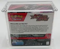 Pokemon Destined Rivals Booster Box (36 Packs) Factory Sealed w/ Acrylic Case - Image 2