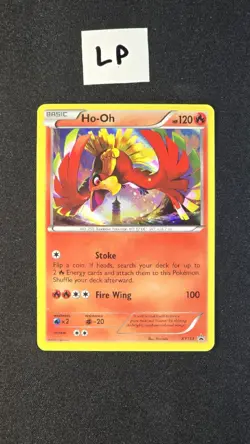 Ho-oh Black Star Promo XY153 LP Pokemon BREAKpoint Series - Image 1