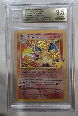 POKEMON CHARIZARD CELEBRATIONS CLASSIC 4/102 BGS GEM MINT INVEST - Image 1