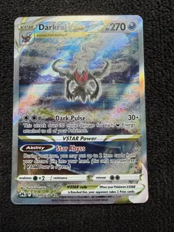 Pokemon TCG Darkrai VSTAR GG50/GG70 Crown Zenith: Galarian Gallery Holo - Image 1