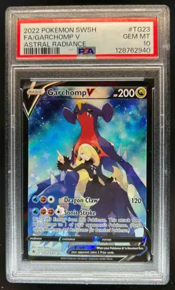 2022 Pokemon SWSH Astral Radiance Garchomp V Trainer Gallery #TG23/TG30 PSA 10 - Image 1