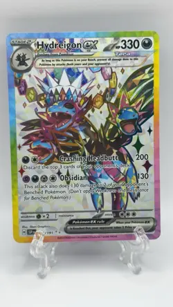 Hydreigon EX 223/191 Surging Sparks Ultra Rare Full Art Holo Pokemon TCG NM - Image 1