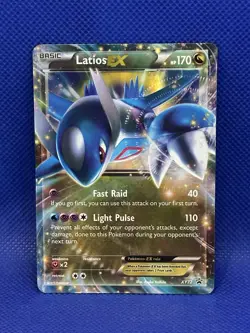 2015 Pokemon XY Latios EX Black Star Promo Full Art Holo XY72 - Image 1