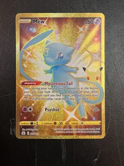 2 Pokemon Mew TCG 2021 Gold Celebrations Card 25/25 Full Art Secret Rare NM - Image 4