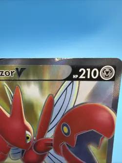 Scizor V 183/189 Darkness Ablaze LP Full Art Ultra Rare Pokemon Card - Image 2