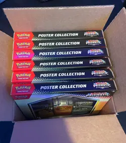 Pokemon TCG: Prismatic Evolutions - Poster Collection Sealed Lot Of 6 - Image 1