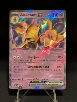 Alakazam ex (No Star Error Pattern) Pokemon BLACK STAR Promo #050 Holo 151 - Image 1