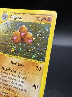 Dugtrio 10/165 Holo Expedition Pokemon Nintendo E- Reader NM EG3 SWIRL 🌀 - Image 2