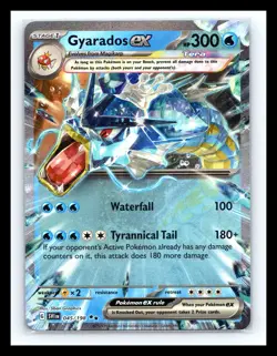 💥 Pokemon Card Gyarados ex 045/198 Scarlet & Violet Half Art Ultra Rare Holo - Image 1
