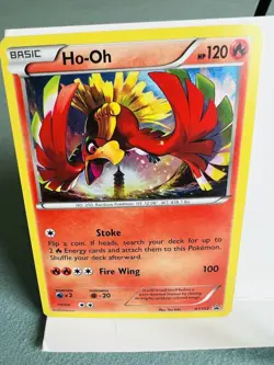 2016 Pokemon, XY Promos, #XY153 Ho-Oh, Holo Black Star Promo, LP!! - Image 3