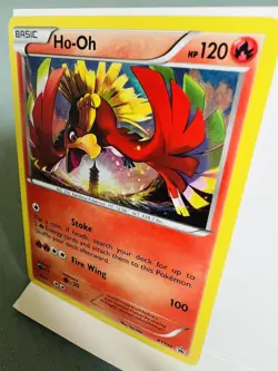 2016 Pokemon, XY Promos, #XY153 Ho-Oh, Holo Black Star Promo, LP!! - Image 5
