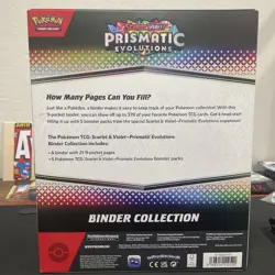 Pokemon TCG SV8.5 Prismatic Evolutions Binder Collection Box Factory Sealed - Image 2