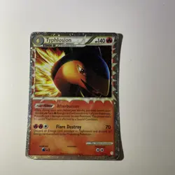 Typhlosion (Prime) 110/123 Ultra Rare HeartGold SoulSilver Pokemon Card HP - Image 1