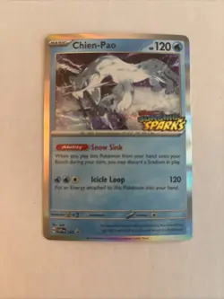 Pokemon TCG Chien-pao SVP152 Black Star Promo Surging Sparks Pre Release NM - Image 1