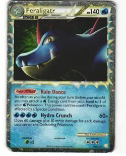 Feraligatr Prime Pokemon TCG HeartGold & SoulSilver 108/123 HP - Image 1