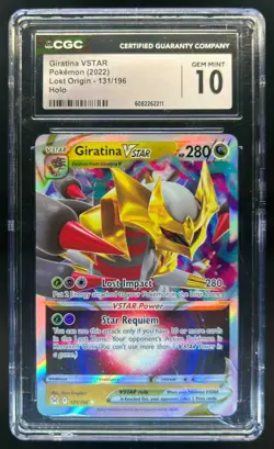 2022 Pokemon SWSH Lost Origin Giratina VST Holo #131/196 CGC 10 - Image 1