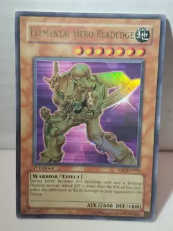 Yugioh - Elemental Hero Bladedge - 1st Ultra Rare NM - YSD En019 Holo - Image 1