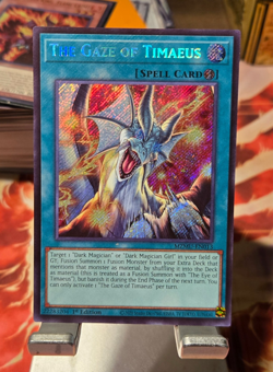 YuGiOh! The Gaze of Timaeus - SR - MZMU - NM 1st Edition - FAST SHIP! - Image 1