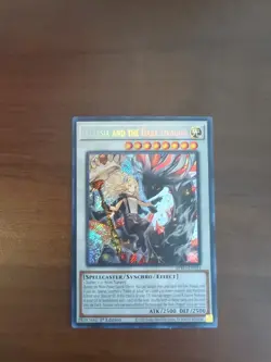 Yugioh! Ecclesia and the Dark Dragon BPRO-EN041 Secret Rare 1st Edition NM - Image 1