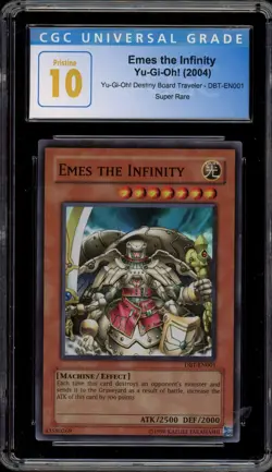 Yu-Gi-Oh! Emes The Infinity Destiny Board Traveler DBT-EN001 CGC 10 Pristine - Image 1