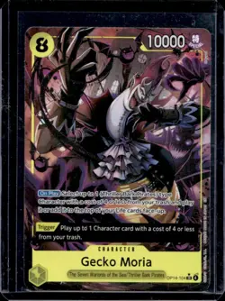 2026 One Piece The Azure Sea's Seven Gecko Moria Super Rare #OP14-104 - Image 1
