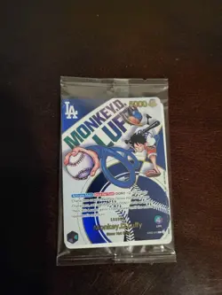 One Piece CCG Dodger Exclusive Collab Monkey D. Luffy Leader Foil Promo Card - Image 1