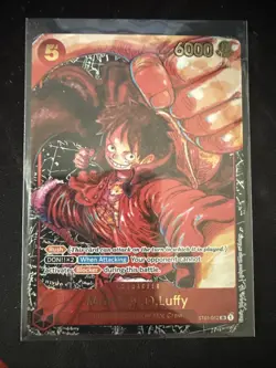 One Piece Monkey.D.Luffy #ST01-012 Alt Art Awakening of New Era OP-05 English SR - Image 1