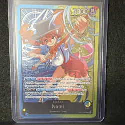 One Piece Nami Leader Foil OP11-041 5000 Power English Card Game - Image 1