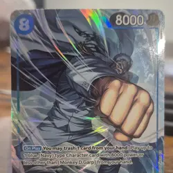 Bandai One Piece CCG Monkey.D.Garp OP12-056 SR Holo 8000 Power English - Image 1