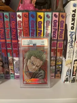 One Piece TCG 2022 OP-01 Leader Alternate Art Roronoa Zoro PSA 10 🔥 - Image 2