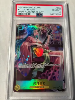 2024 One Piece Japanese KOZUKI HIYORI OP06 106 SR Alternate Art PSA 10 Gem Mint! - Image 1