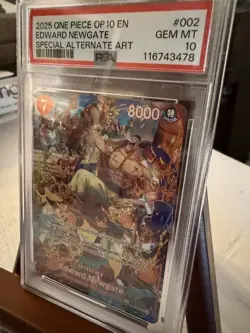 2025 One Piece Edward Newgate Royal Blood ST15-002 Special Alternate Art PSA 10 - Image 3