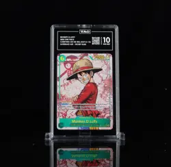 2025 ONE PIECE OP13-CARRYING ON HIS WILL ALTERNATE ART 118 MONKEY D LUFFY TAG 10 - Image 1