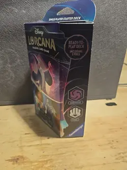 Disney Lorcana: Rise of the Floodborn Starter Deck - Amethyst Steel Sealed - Image 3