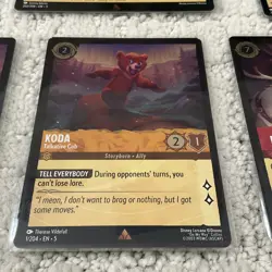 Disney Lorcana TCG RARE R COLD FOILS Mint Holo’s Pack Fresh Cards Lot FS - Image 5