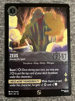 One Last Hope Epic and Zeus Missing His Spark Promo Lorcana - Image 4