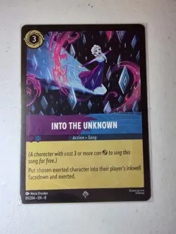 Disney Lorcana Reign Of Jafar - Elsa Into The Unknown 81/204 - Super Rare - Image 1
