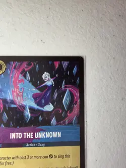 Disney Lorcana Reign Of Jafar - Elsa Into The Unknown 81/204 - Super Rare - Image 3