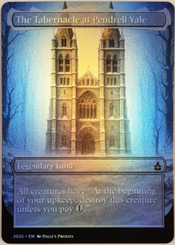 The Tabernacle at Pendrell Vale FOIL Proxy Playtest Card Custom Fantasy Art - Image 1