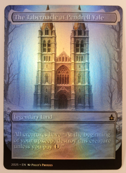 The Tabernacle at Pendrell Vale FOIL Proxy Playtest Card Custom Fantasy Art - Image 3