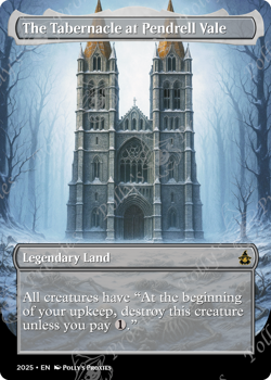 The Tabernacle at Pendrell Vale FOIL Proxy Playtest Card Custom Fantasy Art - Image 5