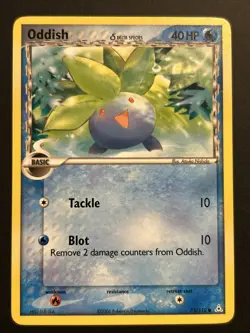Oddish - 73/110 - Common - EX Holon Phantoms - 2006 - Pokemon Card - LP - Image 1