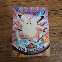 Topps Pokemon TCG Clefable #36 Black Logo TV Animation Edition Vintage Card NM - Image 1