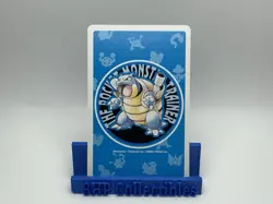1998 Pokemon Poker Card Magmar (Blue Back, Blastoise) - Image 2