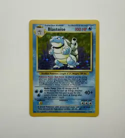 1999 Blastoise Holo Rare Pokemon Card TCG 2/102 Base Set - Image 1