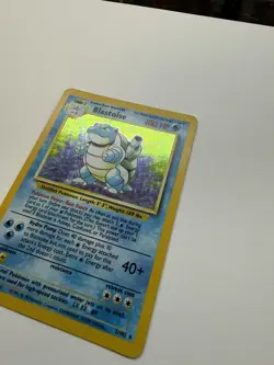 1999 Blastoise Holo Rare Pokemon Card TCG 2/102 Base Set - Image 3