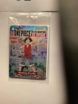 One Piece Monkey D. Luffy US Voyage College Promo Card ILL. Vrs. IND. - Image 2