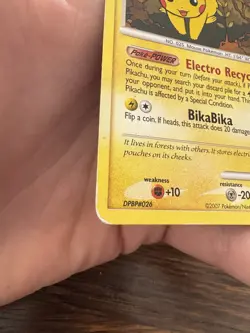 Pokemon Pikachu TCG Mysterious Treasures Card 94/123 Regular Common - Image 3