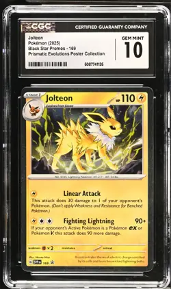 Pokemon English TCG - CGC Graded 8 Card Lot (NM+ 7.5 - Gem Mint 10) - Image 3