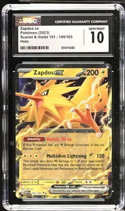 Pokemon English TCG - CGC Graded 8 Card Lot (NM+ 7.5 - Gem Mint 10) - Image 4